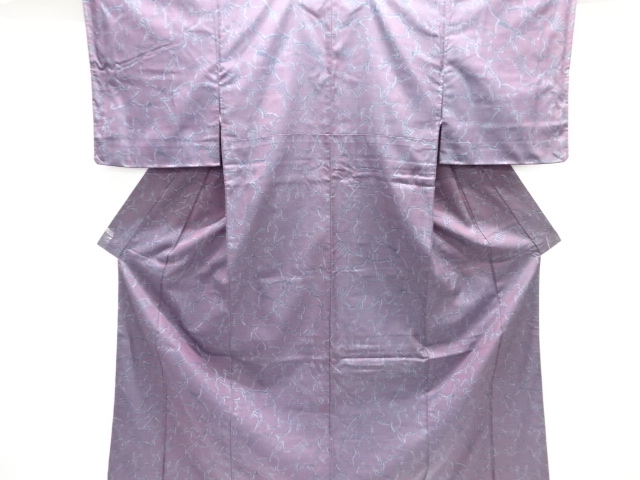 Nishijin osumeshi kimono with woven flower design